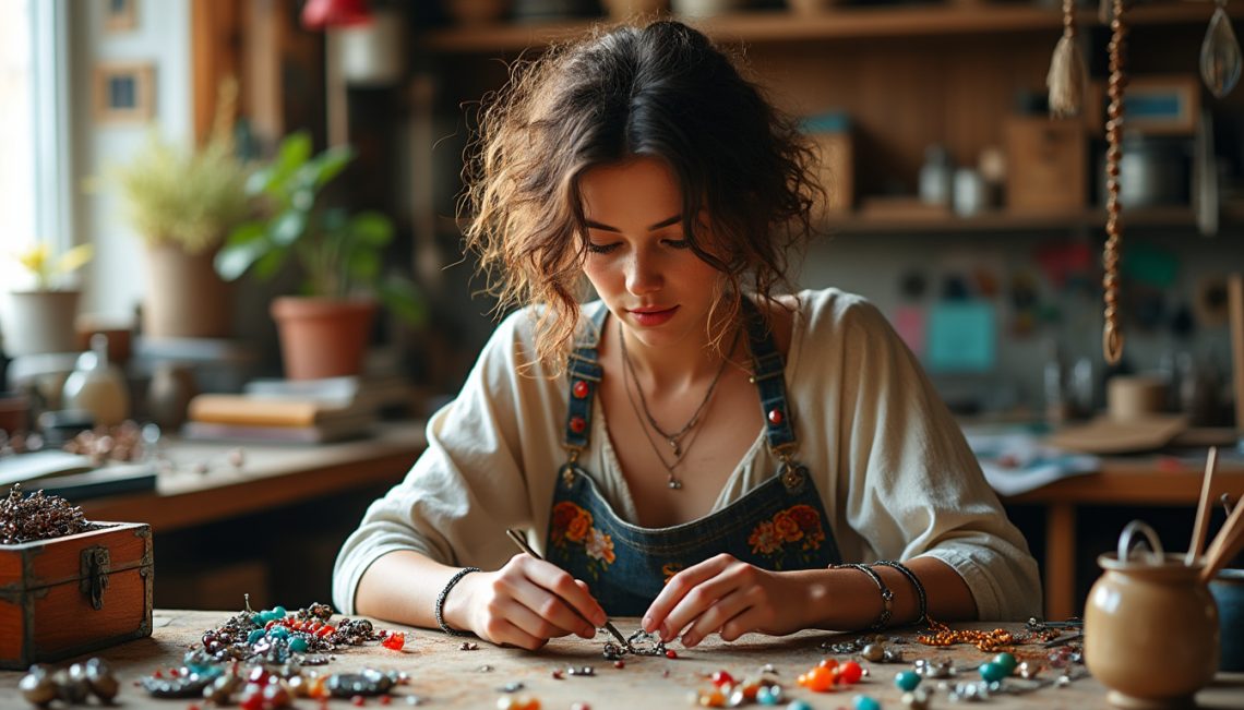 découvrez le parcours inspirant d'une jeune créatrice de bijoux qui, à seulement 20 ans, a fait le choix audacieux d'abandonner ses études pour se consacrer pleinement à sa passion. plongez dans son univers de créativité et d'artisanat à travers toute la région.