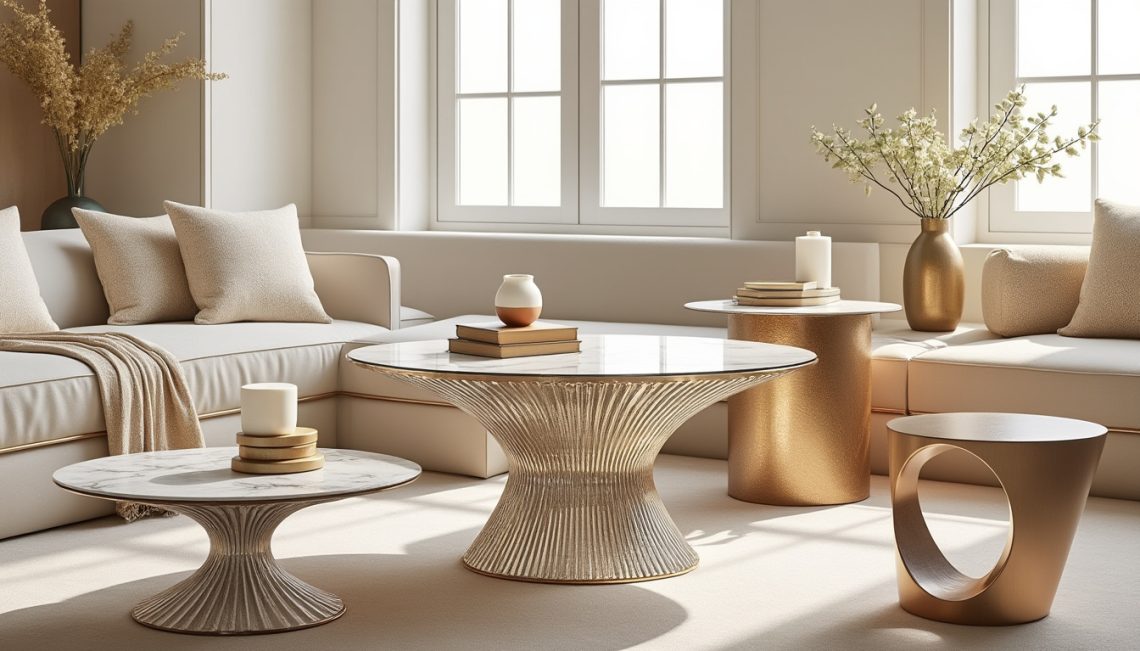 découvrez nos tables d'appoint éclatantes, conçues pour apporter une touche d'élégance et de caractère à votre intérieur. ces véritables joyaux se déclinent en divers styles et coloris, alliant fonctionnalité et esthétique pour sublimer votre décoration.