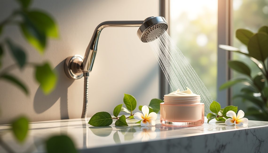 découvrez les indispensables beauté d'avril : un pommeau de douche filtrant pour une eau purifiée et une crème de jour ultra sensorielle qui hydrate et sublime votre peau. prêt à réinventer votre routine beauté ce printemps ?