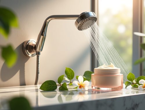 découvrez les indispensables beauté d'avril : un pommeau de douche filtrant pour une eau purifiée et une crème de jour ultra sensorielle qui hydrate et sublime votre peau. prêt à réinventer votre routine beauté ce printemps ?