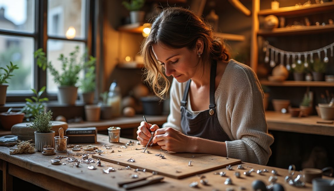découvrez l'art délicat de la créatrice de bijoux à castres, qui transforme des cendres, dents et mèches de cheveux en pièces mémorables et uniques, honorant ainsi la mémoire de vos proches avec élégance.