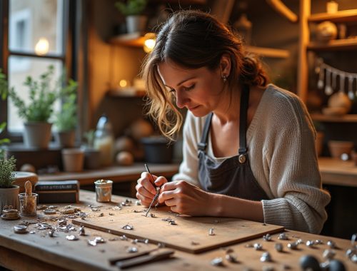 découvrez l'art délicat de la créatrice de bijoux à castres, qui transforme des cendres, dents et mèches de cheveux en pièces mémorables et uniques, honorant ainsi la mémoire de vos proches avec élégance.