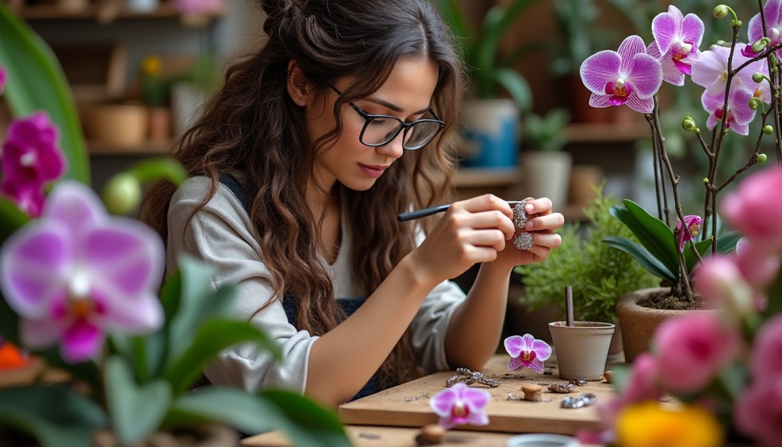 découvrez isabelle caboche, l'artiste innovante qui sublime les fleurs en créations uniques de bijoux et accessoires. plongez dans son univers floral et laissez-vous envoûter par ses pièces délicates et originales.