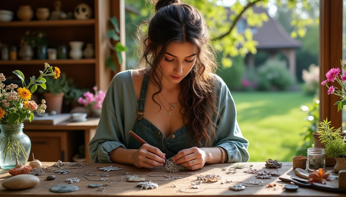 découvrez l'univers enchanteur de julia limousin, artisane passionnée, qui crée des bijoux uniques inspirés par la beauté de la nature. chaque pièce raconte une histoire et reflète l'harmonie entre l'art et l'environnement.