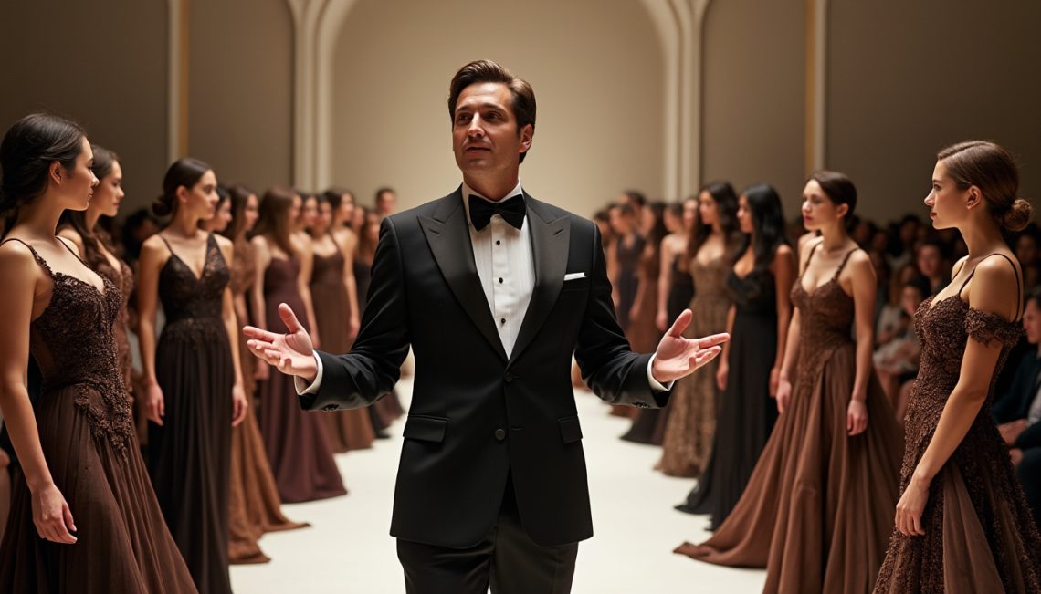 découvrez l'univers captivant d'un créateur de mode passionné qui dévoile ses robes au chocolat lors d'un défilé prestigieux. un événement sensoriel mêlant mode et gourmandise, où l'élégance rencontre la créativité.